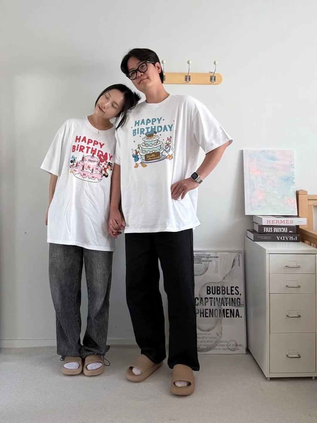 베이직 하노이러넌 리스 2단 케이크 6