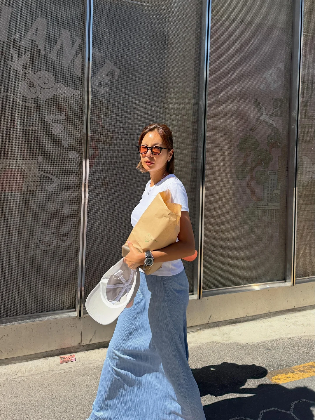 Pastel Stripe String Pouch 7