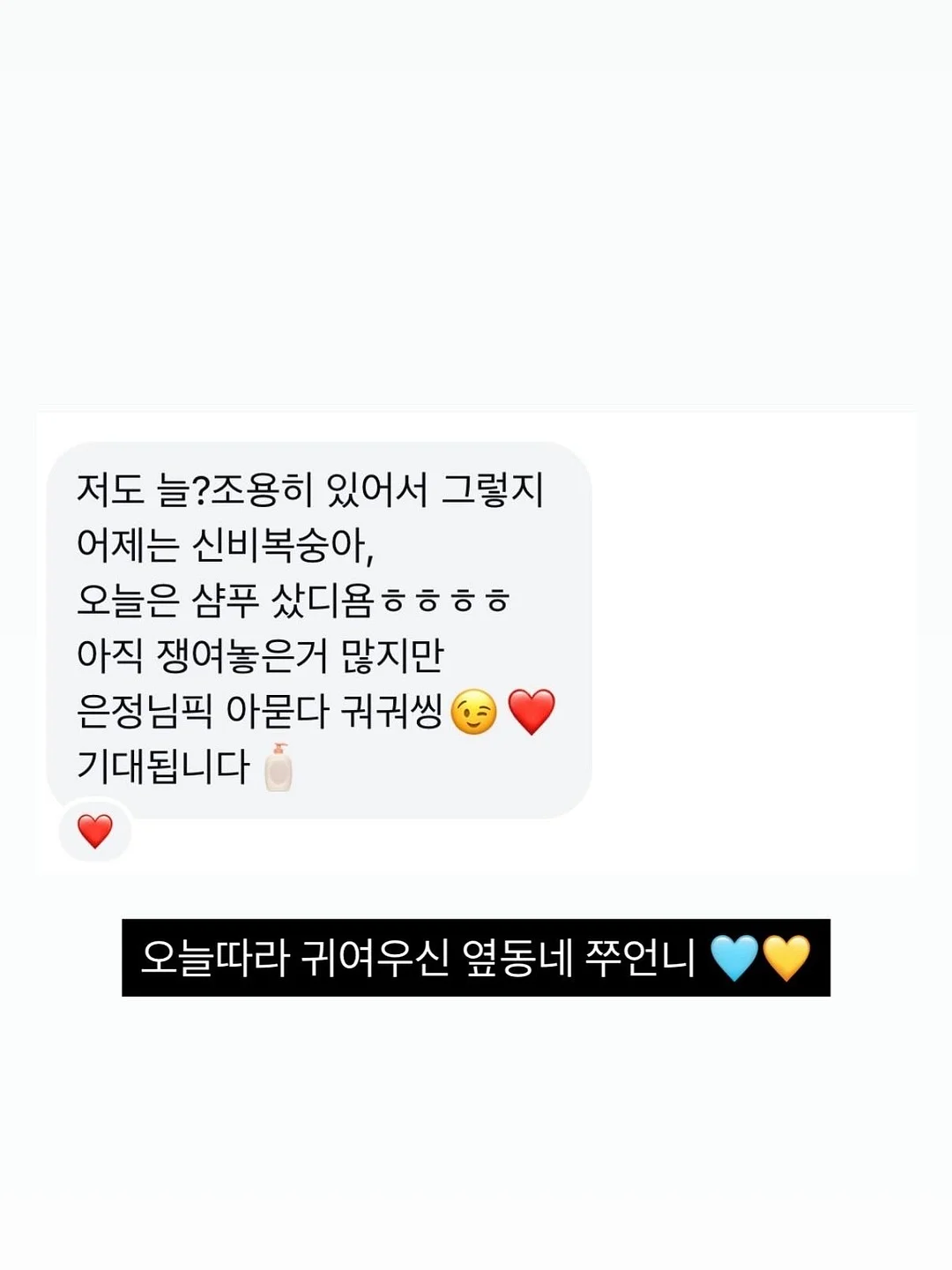 몽다다 빈티지 차콜 하트 상하복 20