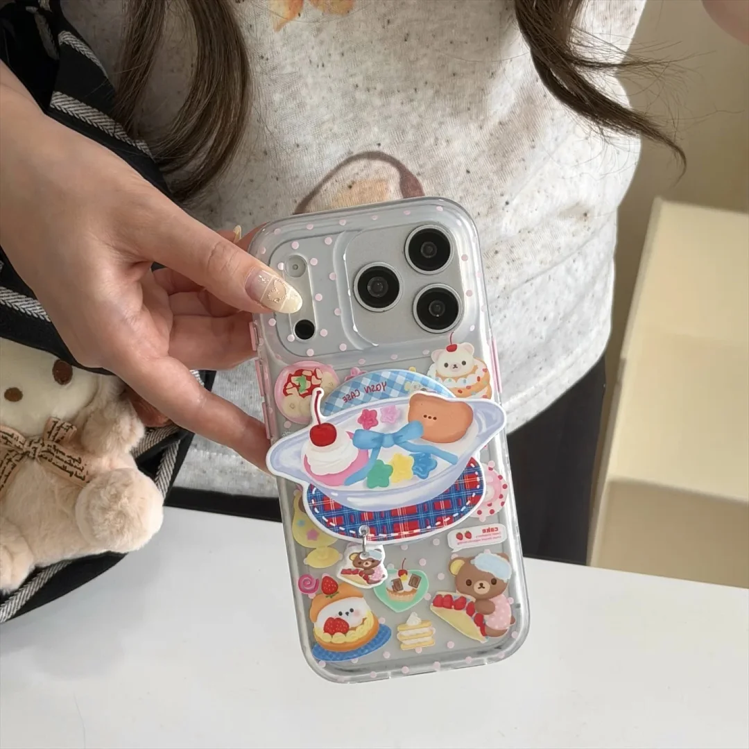 딸기 오버롤+커치프 3