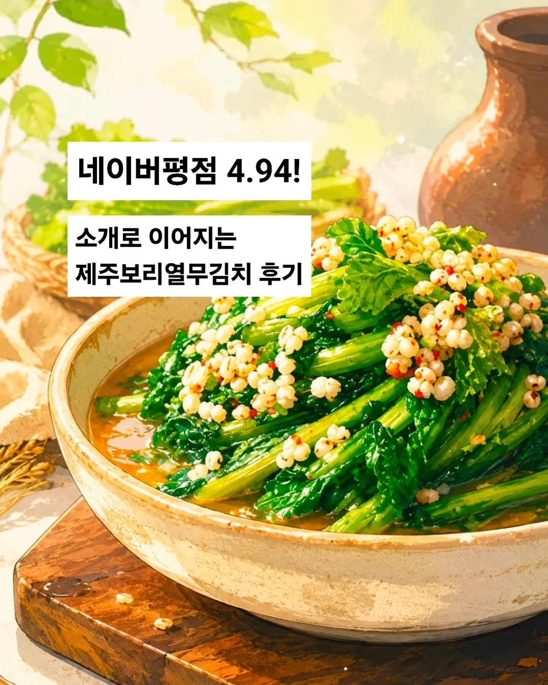 금붕어 미니 엽서 부채 1
