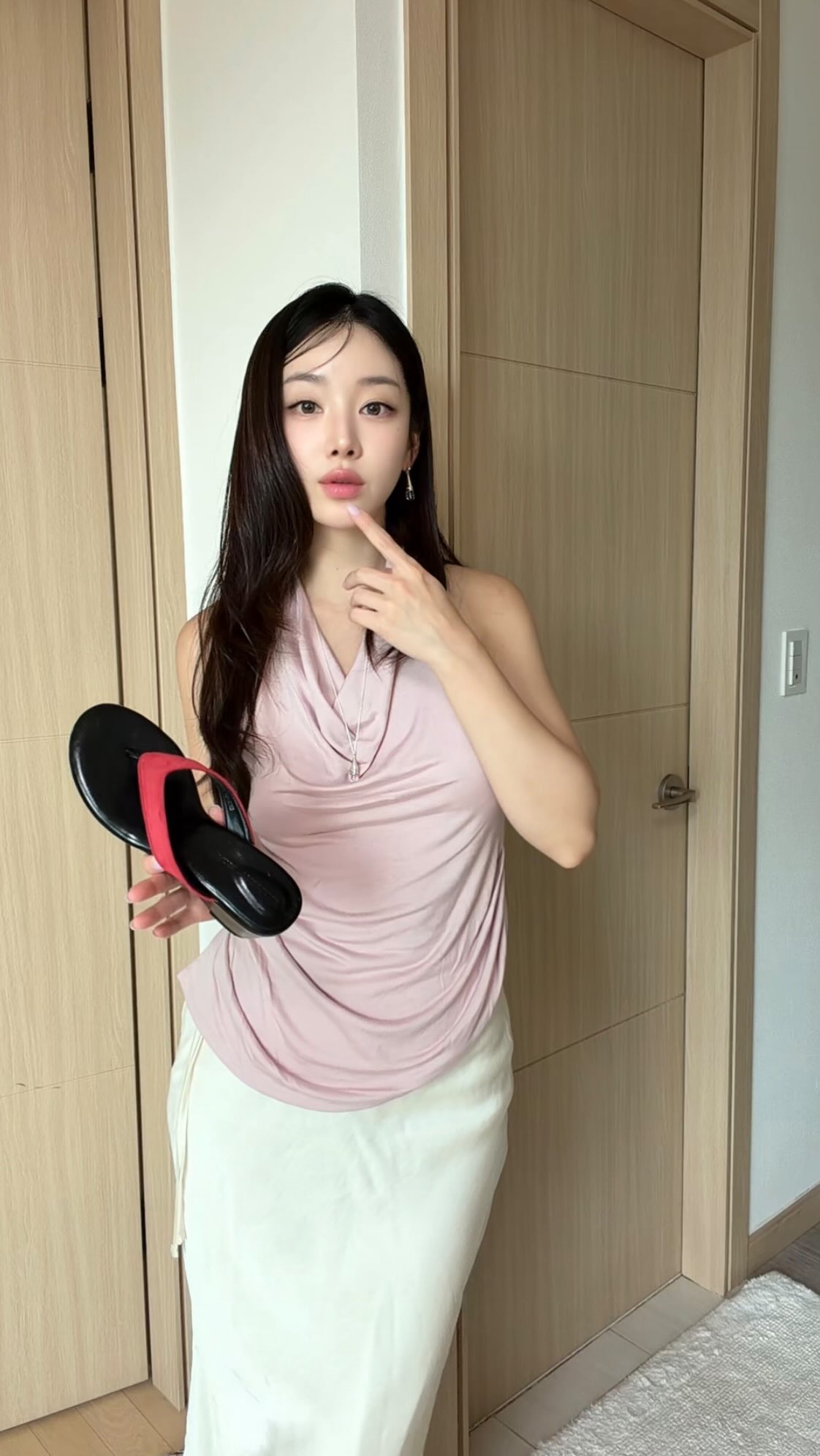 양손 자유 모자 우산