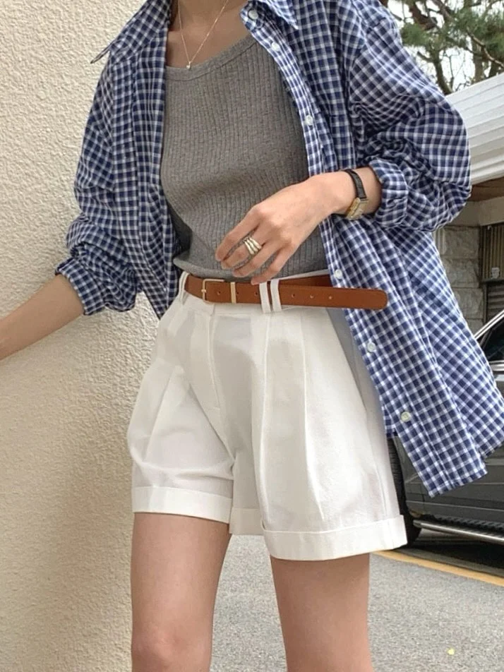 오브아 플리츠 핀턱 블라우스 2