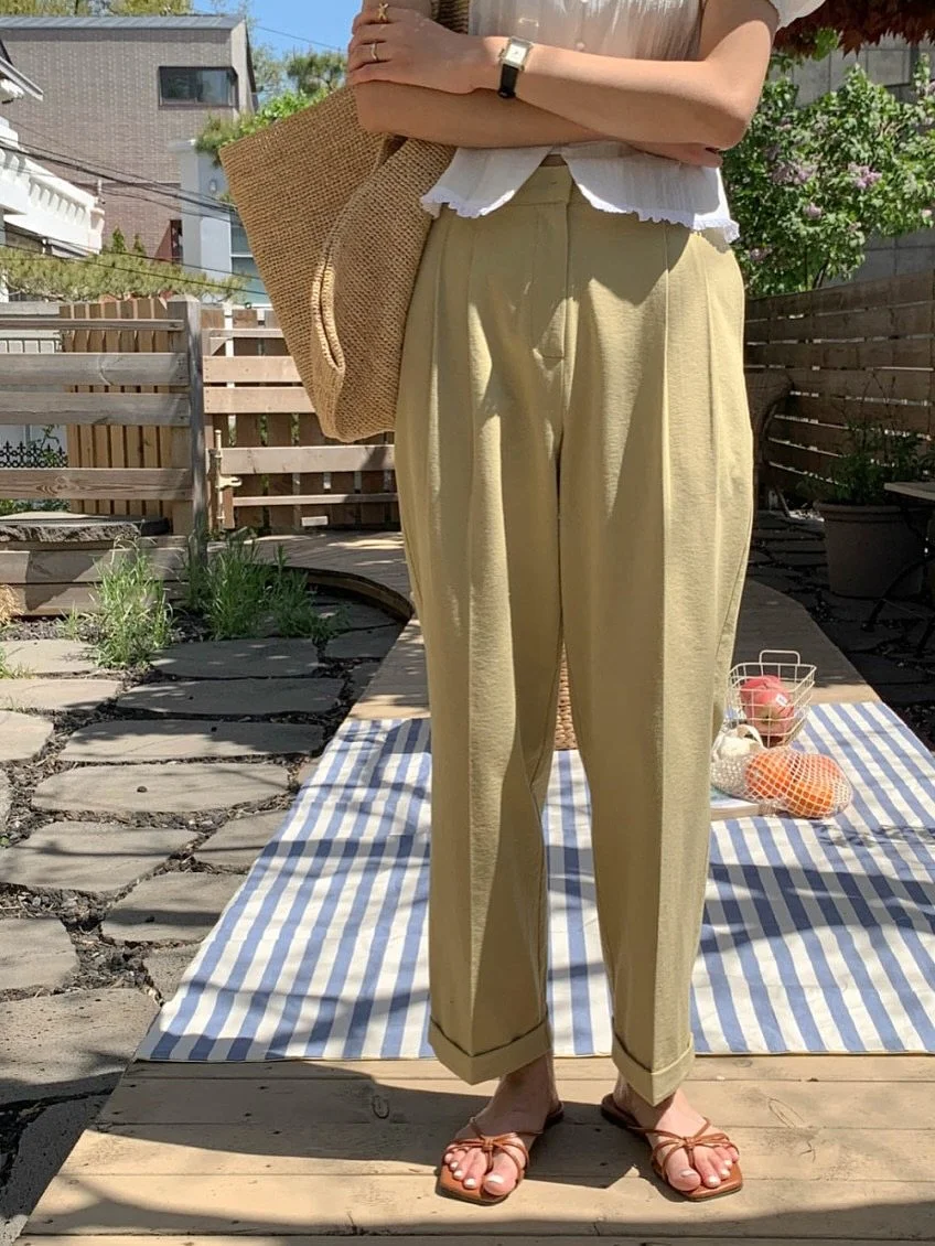 오브아 플리츠 핀턱 블라우스 5