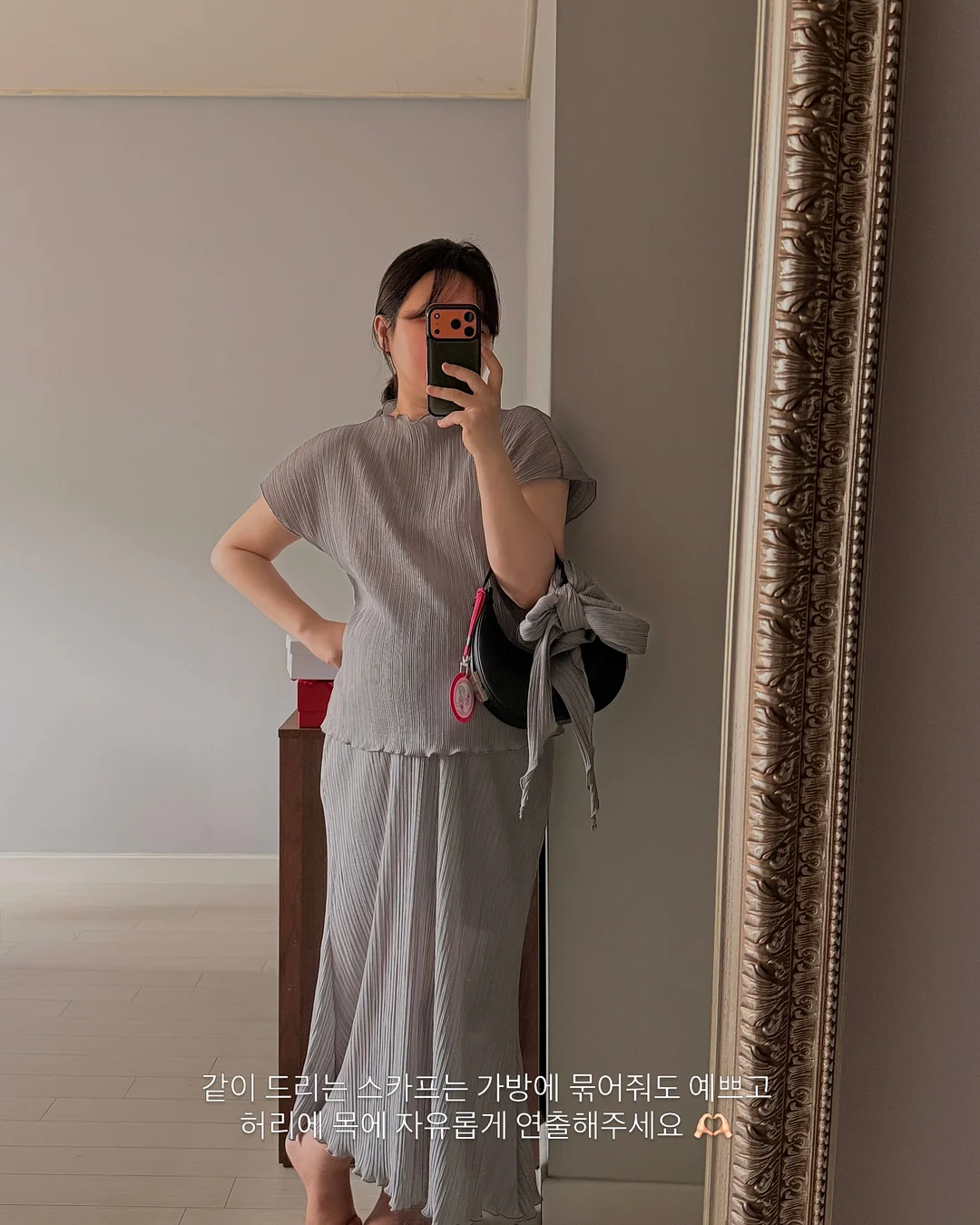 엘몽드 소가죽 체인 백팩 5