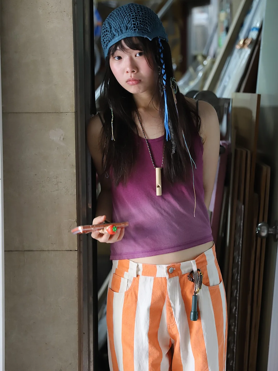 Rio pleats knit top set, Rio pleats knit skirt, Milo knit sleeveless, Luca capri pants, Nudo leather flip-flops 11