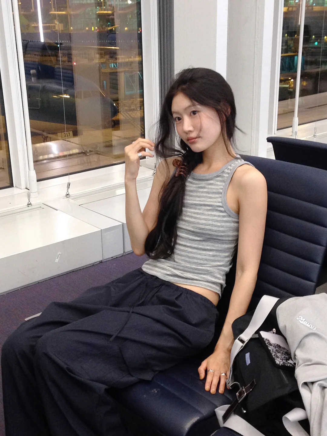 스투시 올드스쿨 그레이컬러 모션 스펠아웃로고 후드티 7