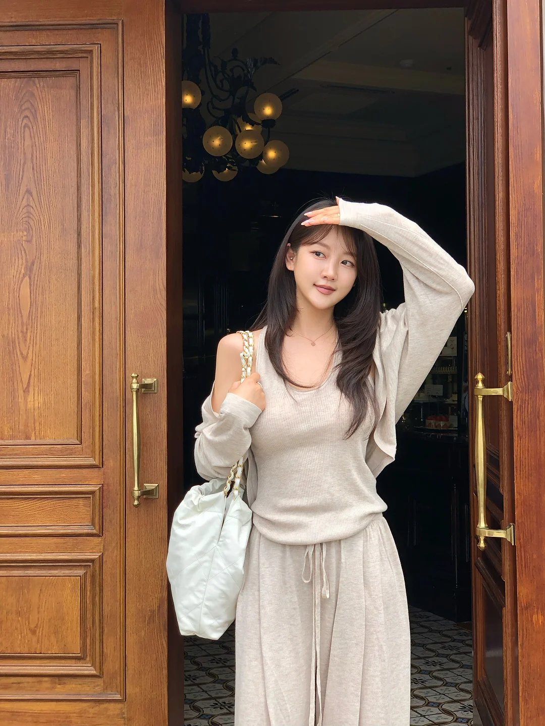 버튼 밴딩 팬츠 1