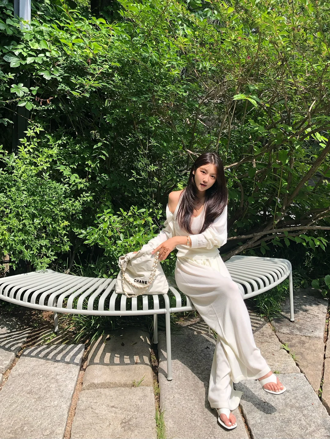 버튼 밴딩 팬츠 3