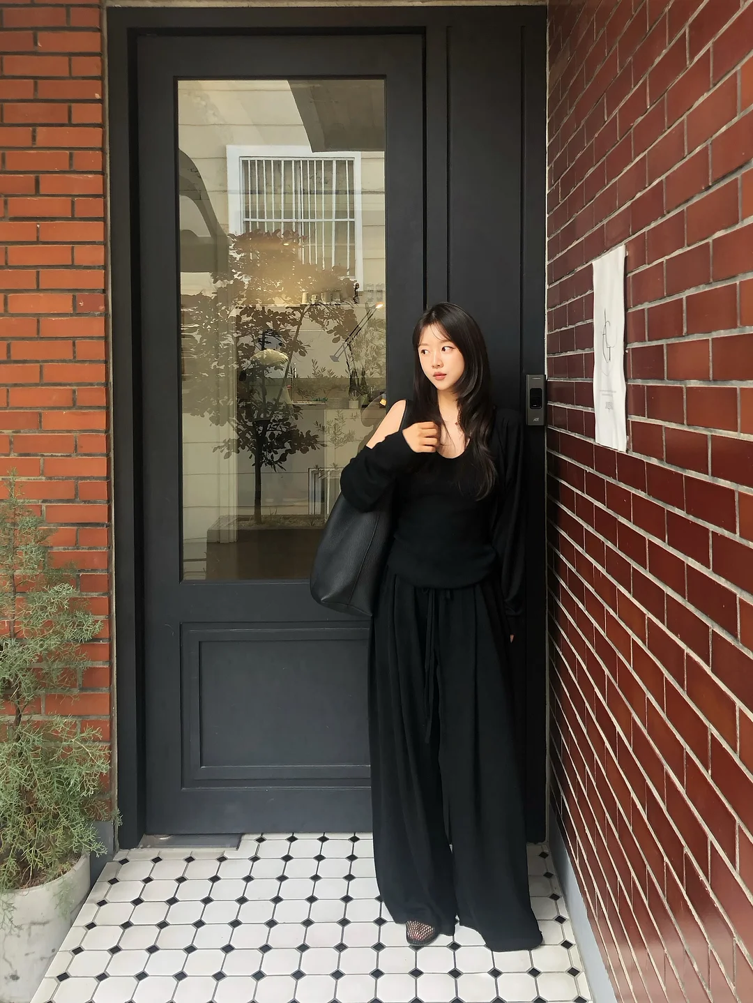 버튼 밴딩 팬츠 5