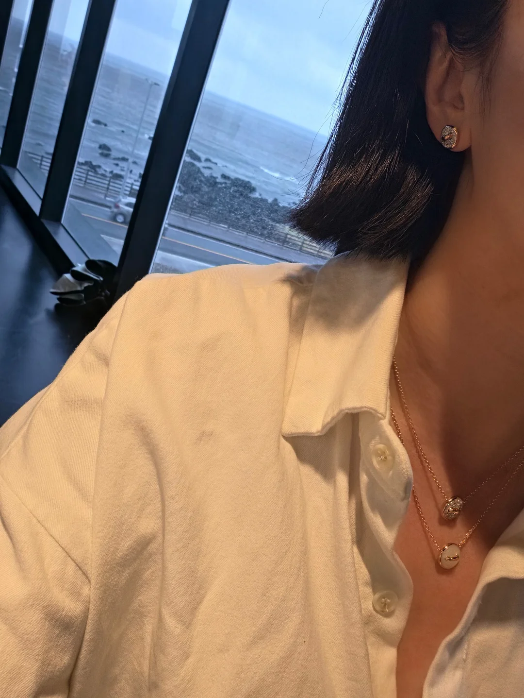 디올 니트탑, 꾸레쥬 스커트 17