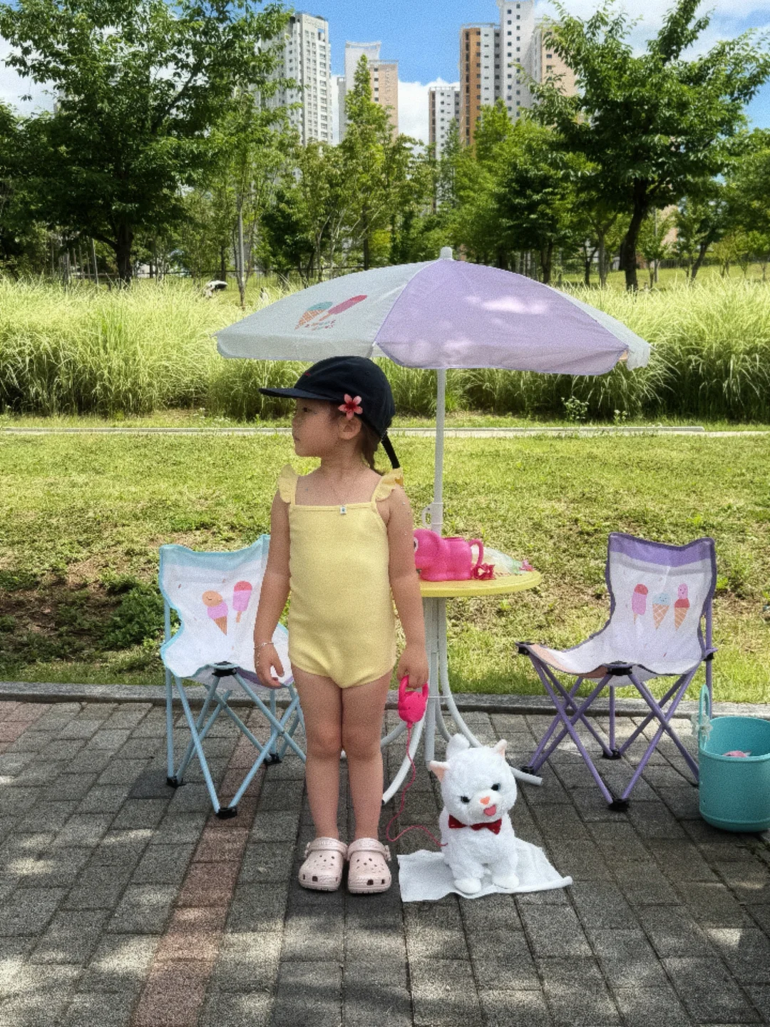 인디핑크 머리끈 세트 18