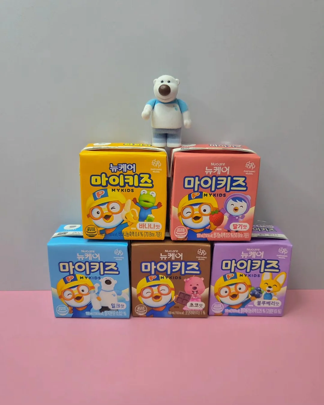 브라운 의류 세트 4