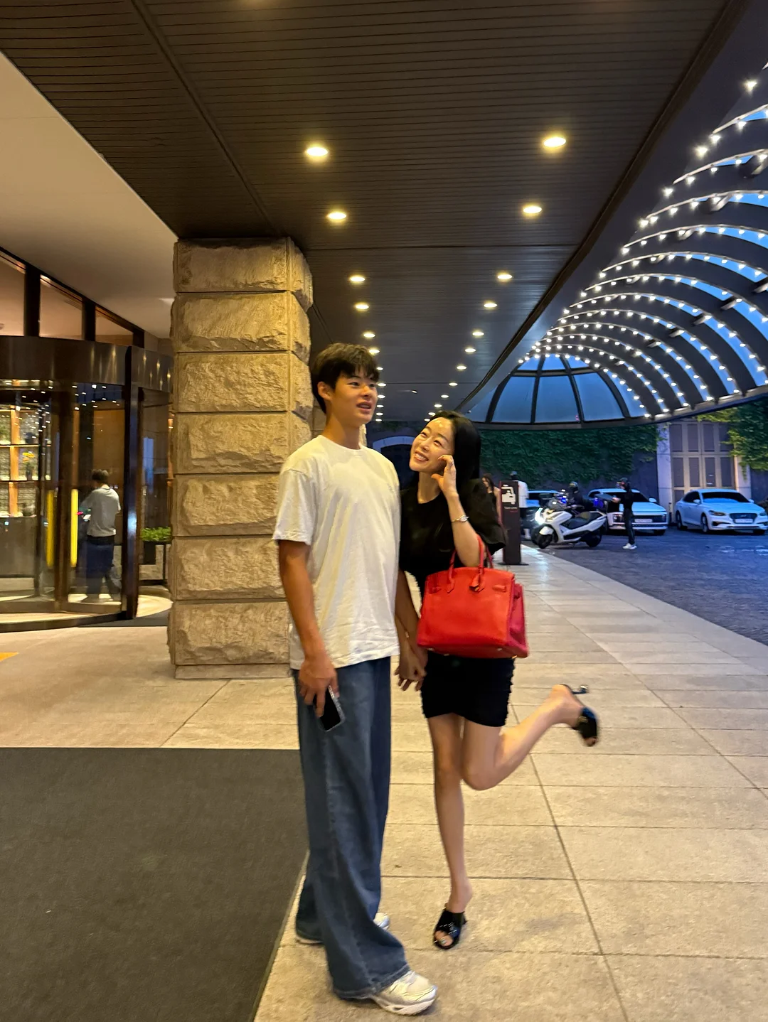 나이키 반팔티 + 니트 반바지 세트 1