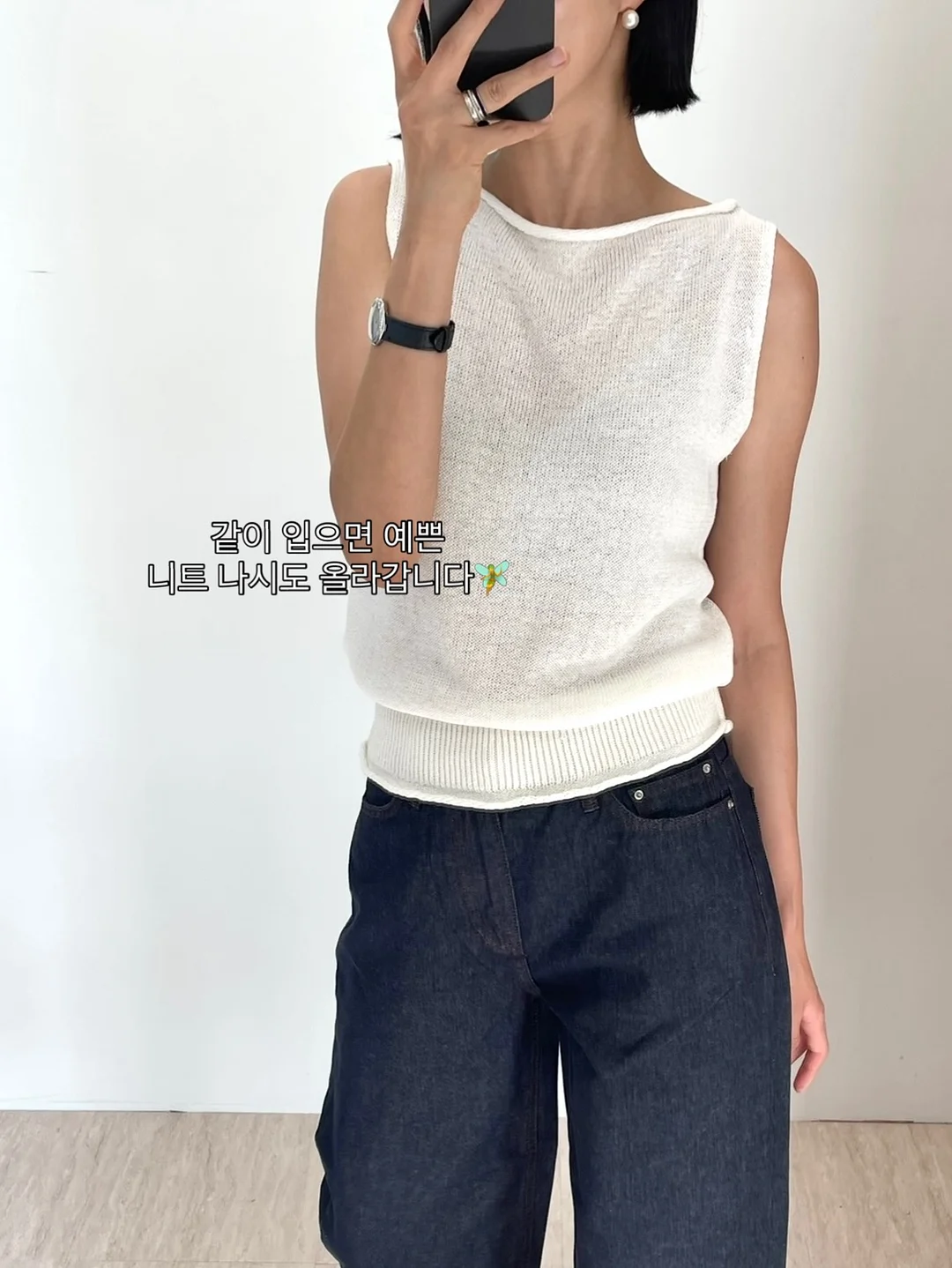 폴로 자수 린넨 반팔 셔츠 4