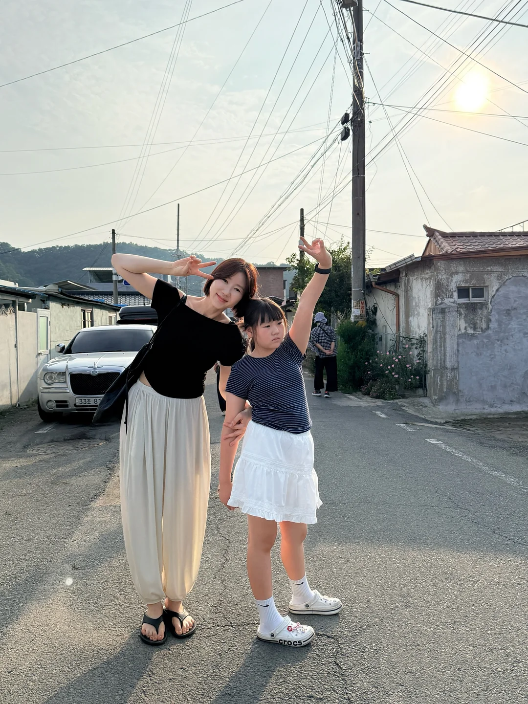 대슙 화이트 랩 스커트 1