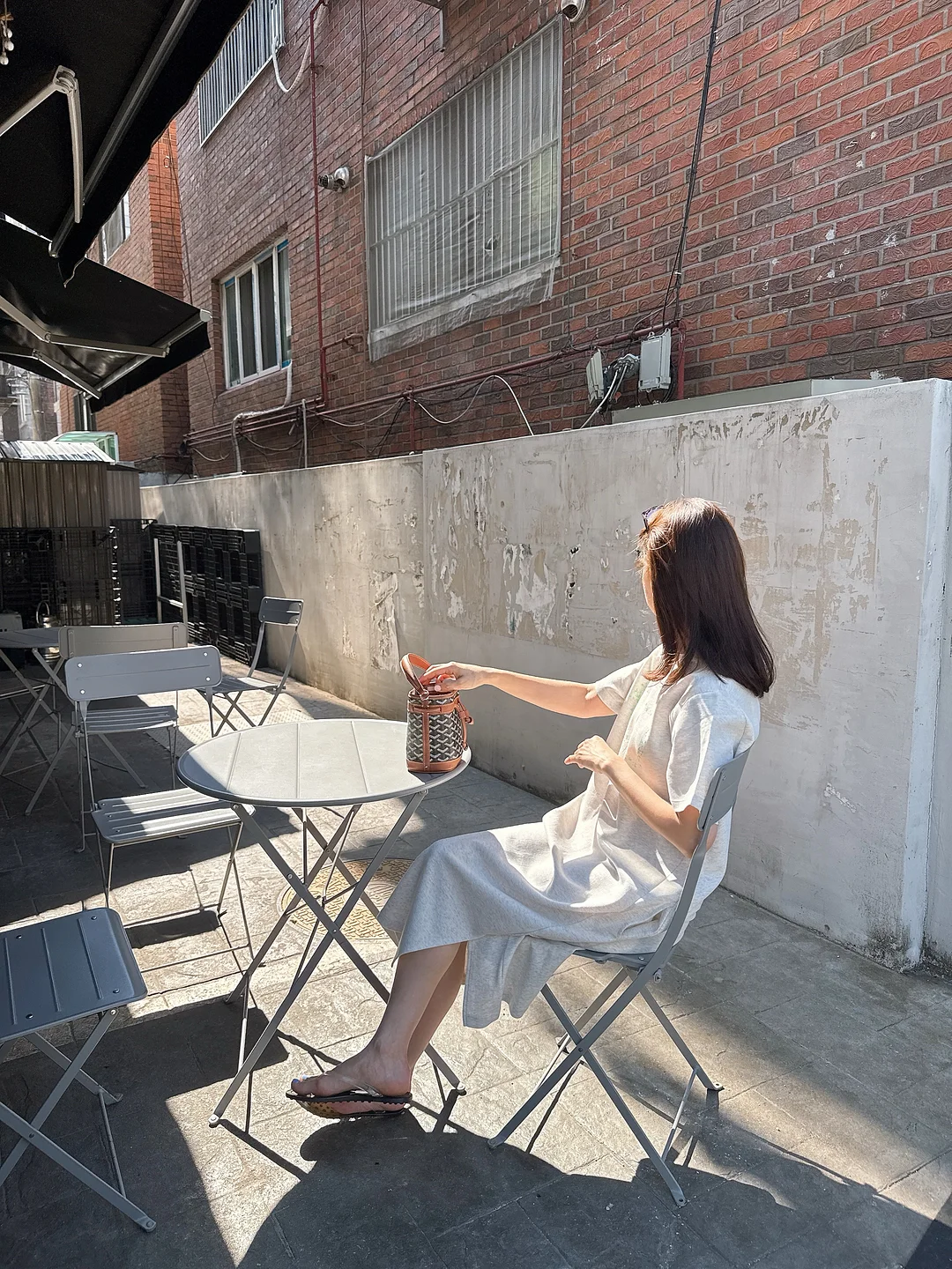 메종키츠네 시그니처 라인 반팔티 3