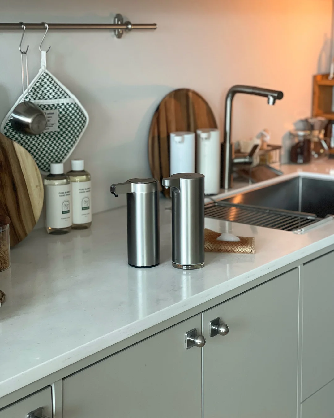 글라스아트 카네이션 도어벨 6