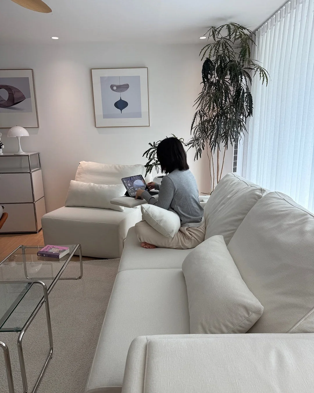 캄파눌라 웨딩 부케 12
