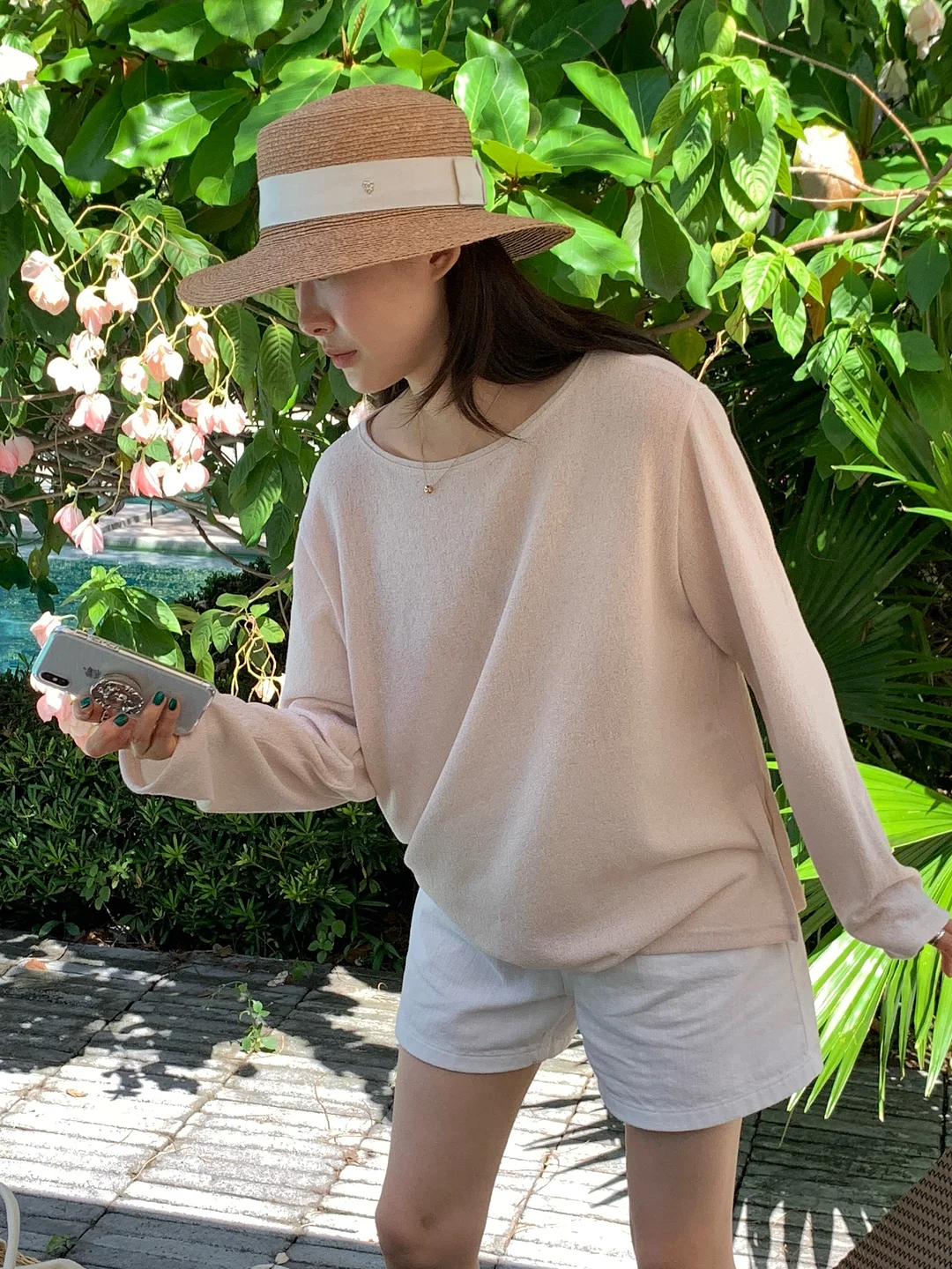 11수 차콜그레이 바이오워싱 원단 18