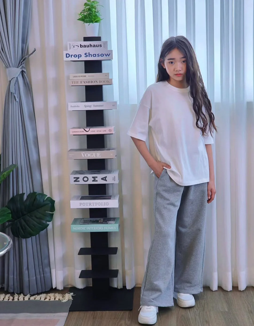 핀란디아 브리즈 3단 책장+교구장 4