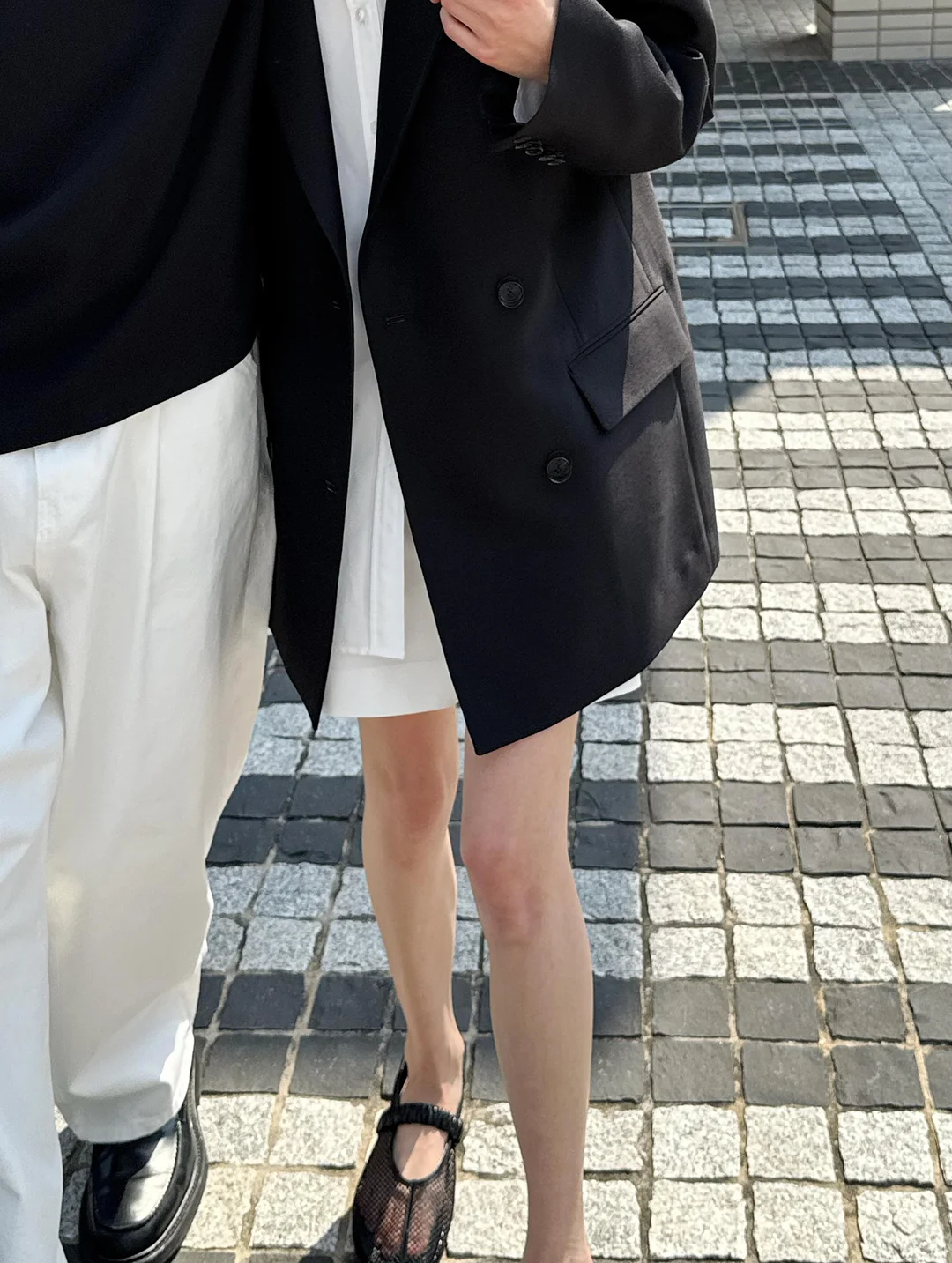 폴린 레이어드 린넨 반팔 블라우스 17