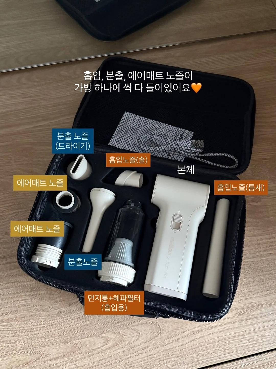 하트 멀티 스트라이프 숏 슬리브 티셔츠 레드&네이비 1