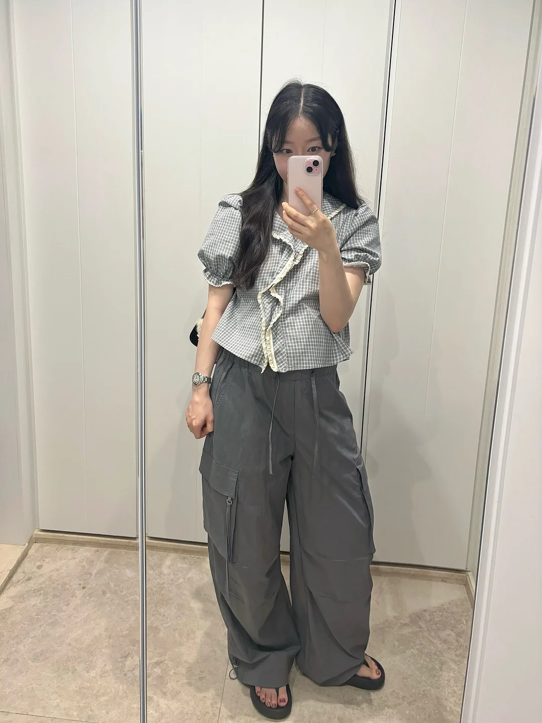 키코 프릴 블라우스 3