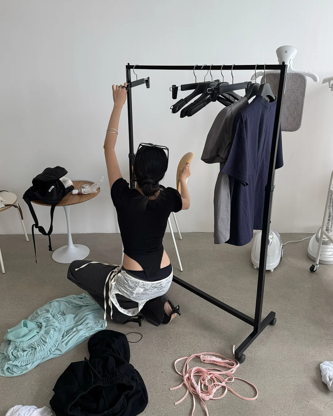 레이어드 커버 스커트 1
