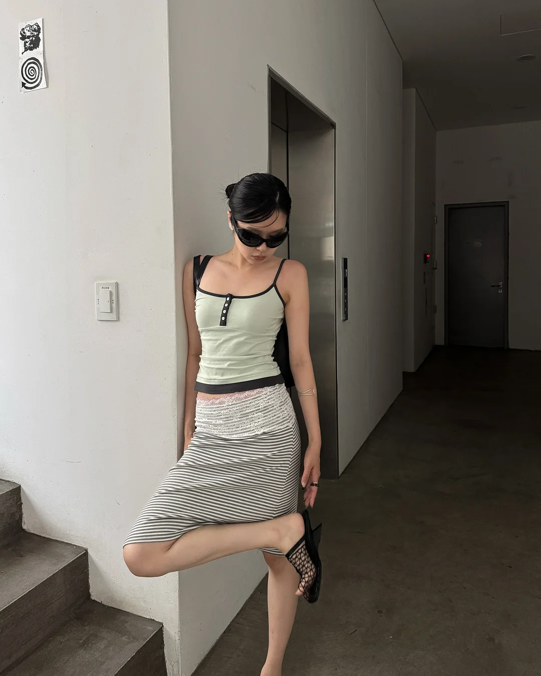 레이어드 커버 스커트 9
