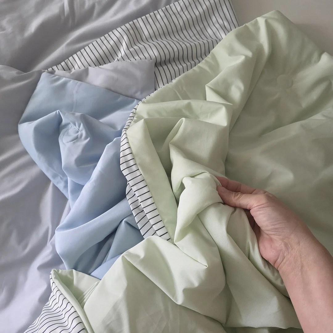 Shirring Round Neck Linen Blouse 5