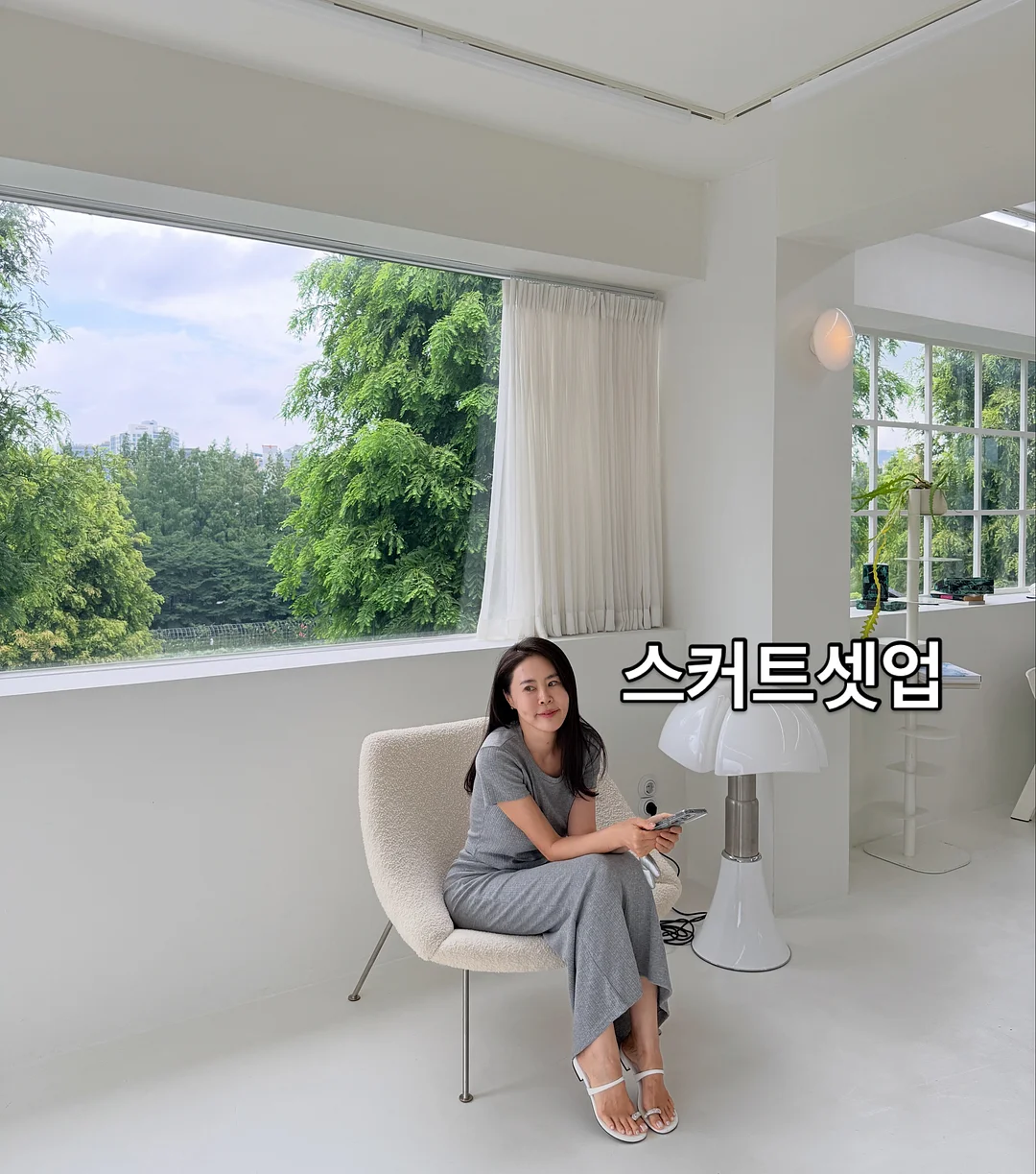 벌룬 퍼프 소매 티셔츠 1