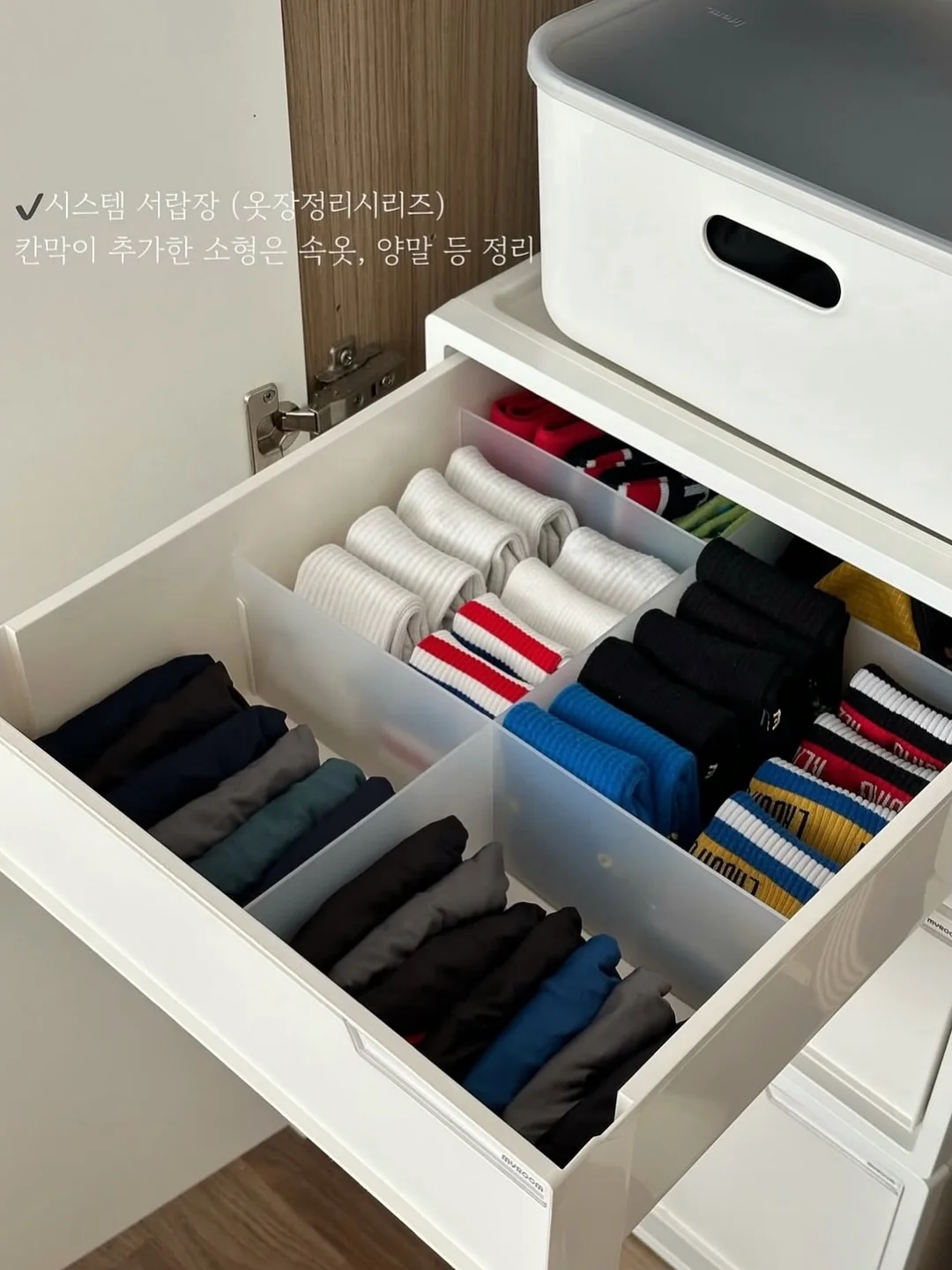 도트 시스루 밴딩 찍찍이 10
