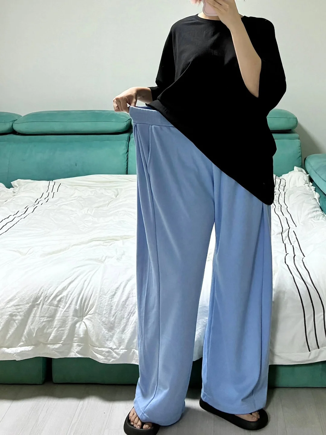 버뮤다핏 맥시한 바지 13