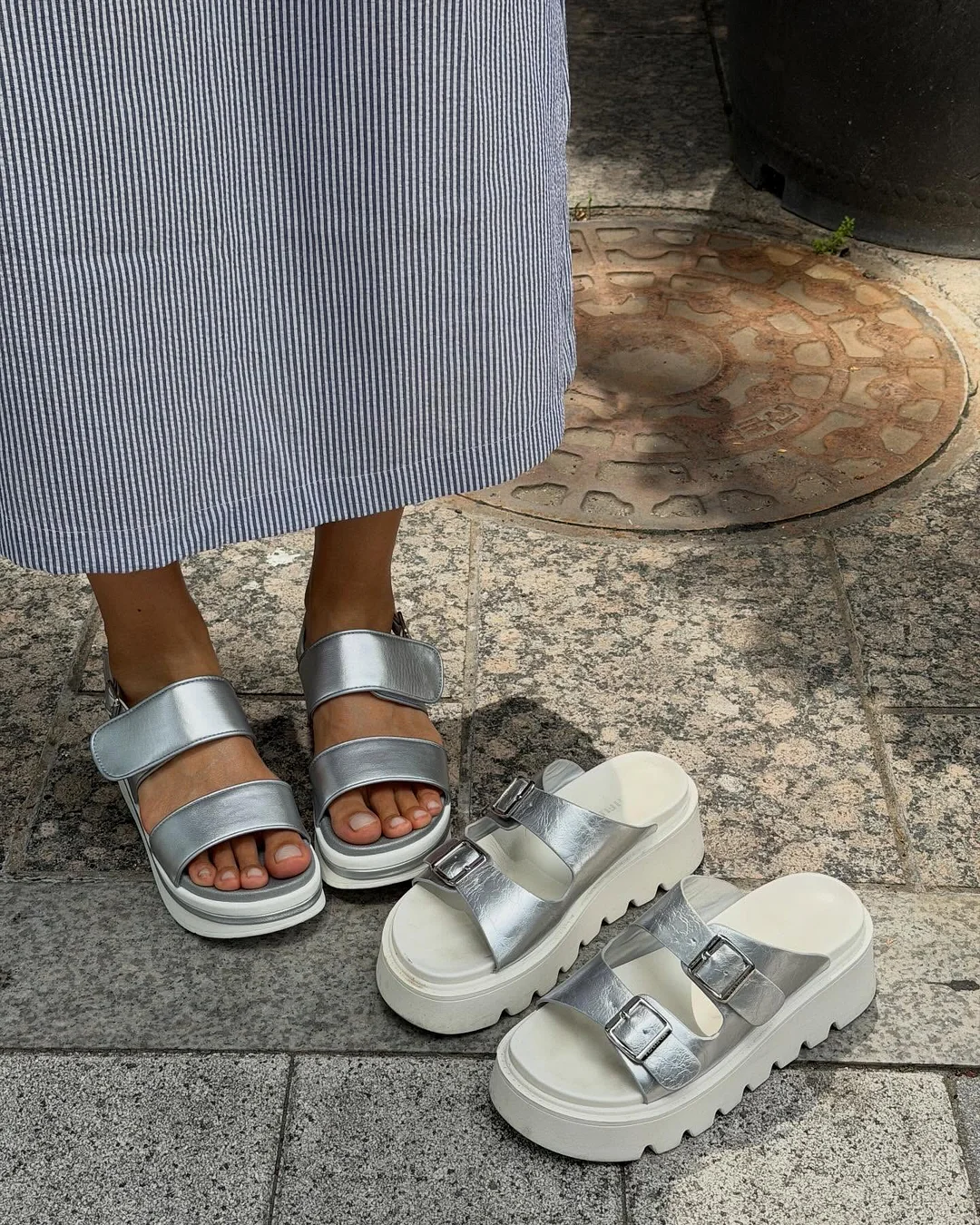 주름지 반팔 스카프 세트 8