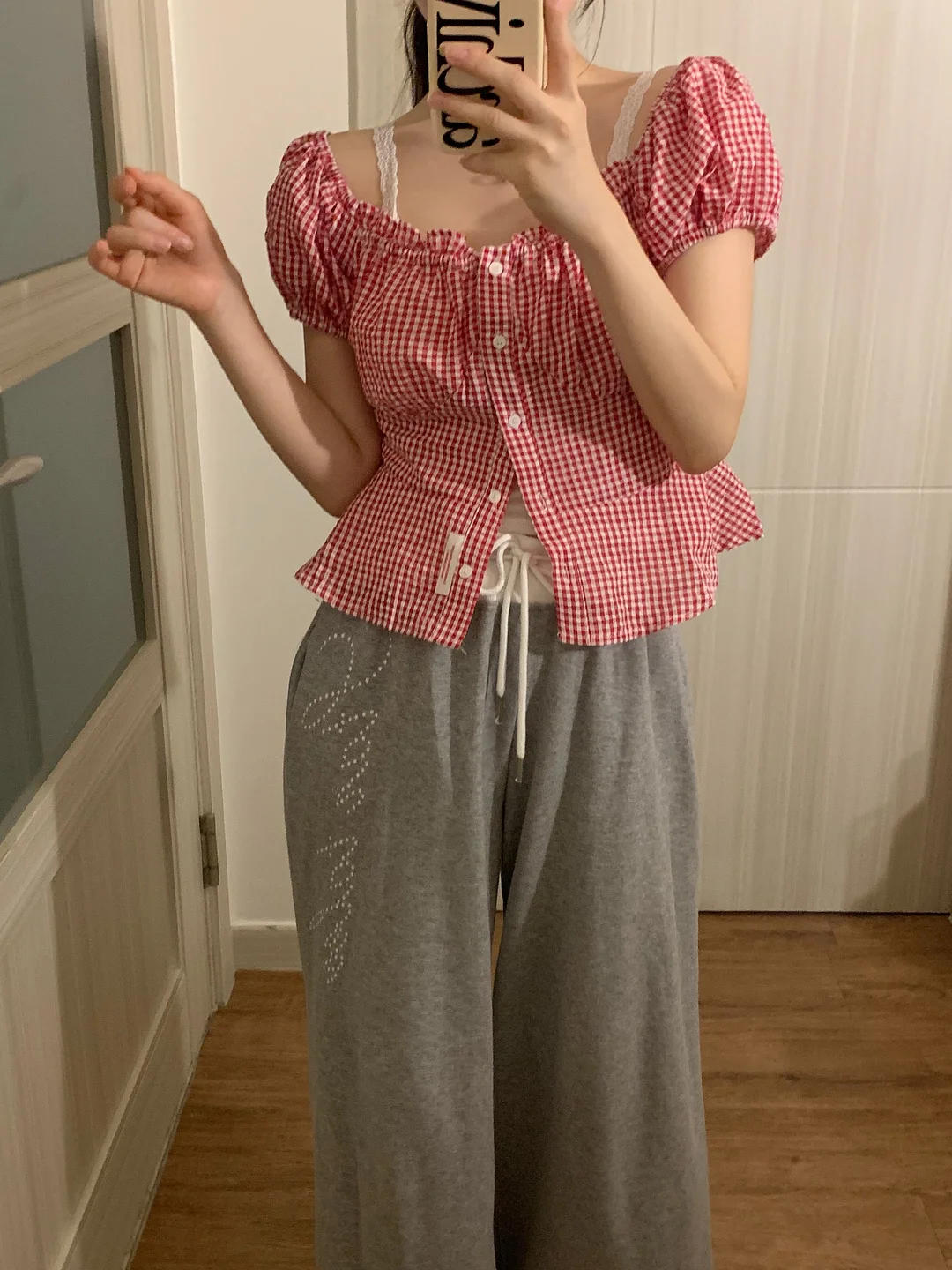 플라워패턴 블라우스 7