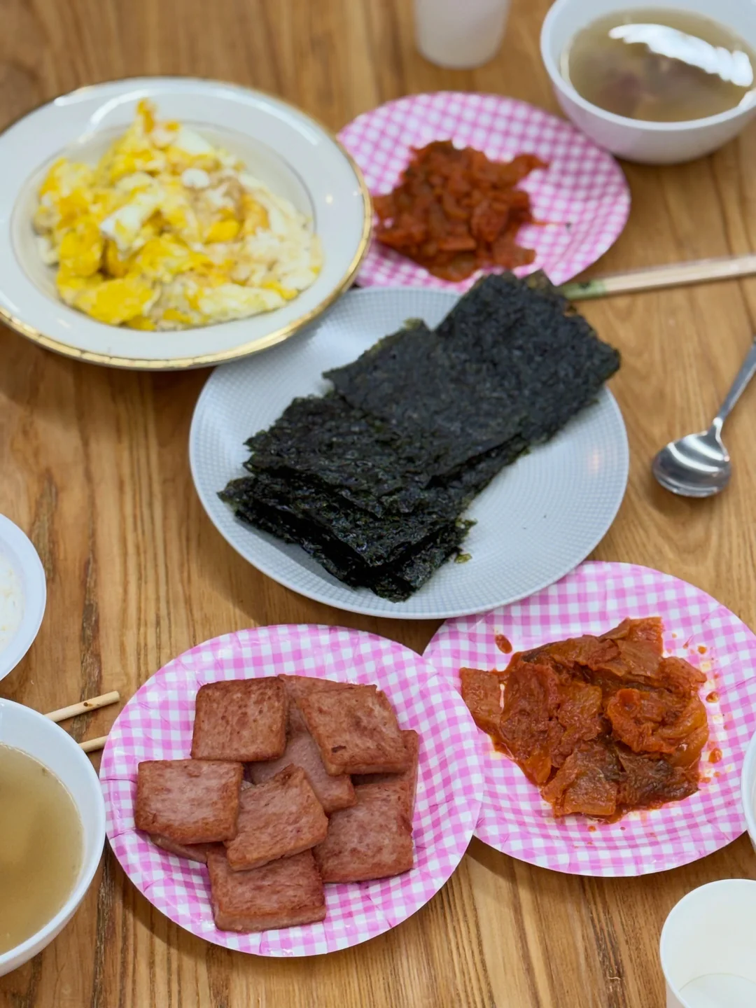양배추 팽이버섯 비빔면 1