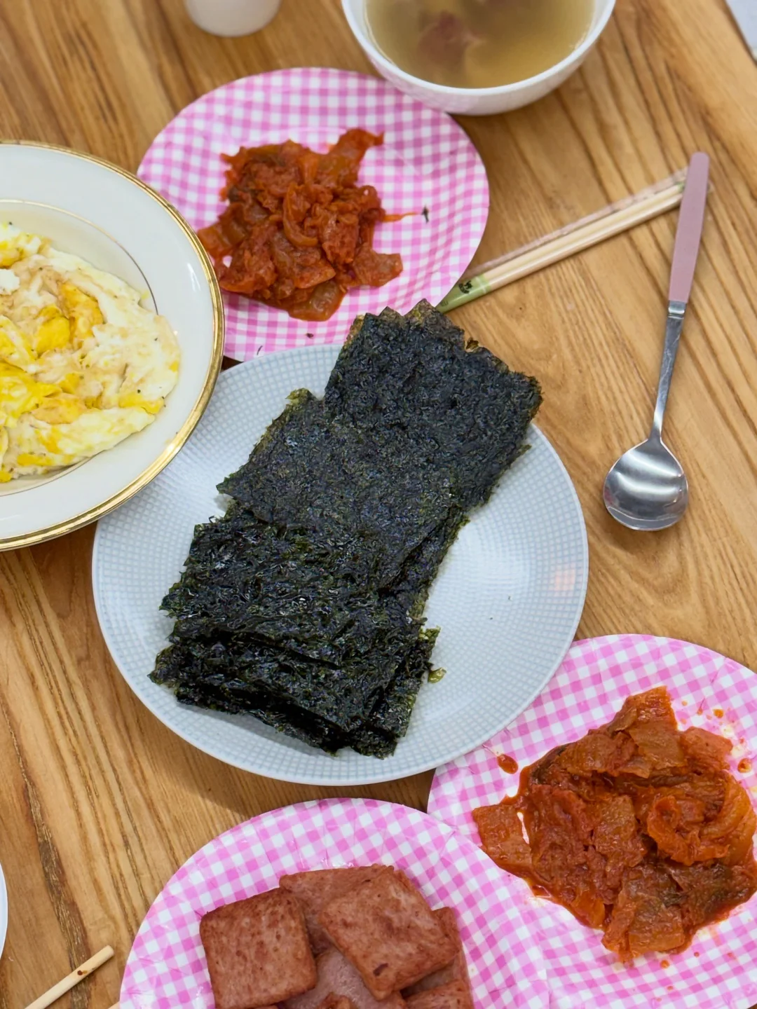 양배추 팽이버섯 비빔면 2
