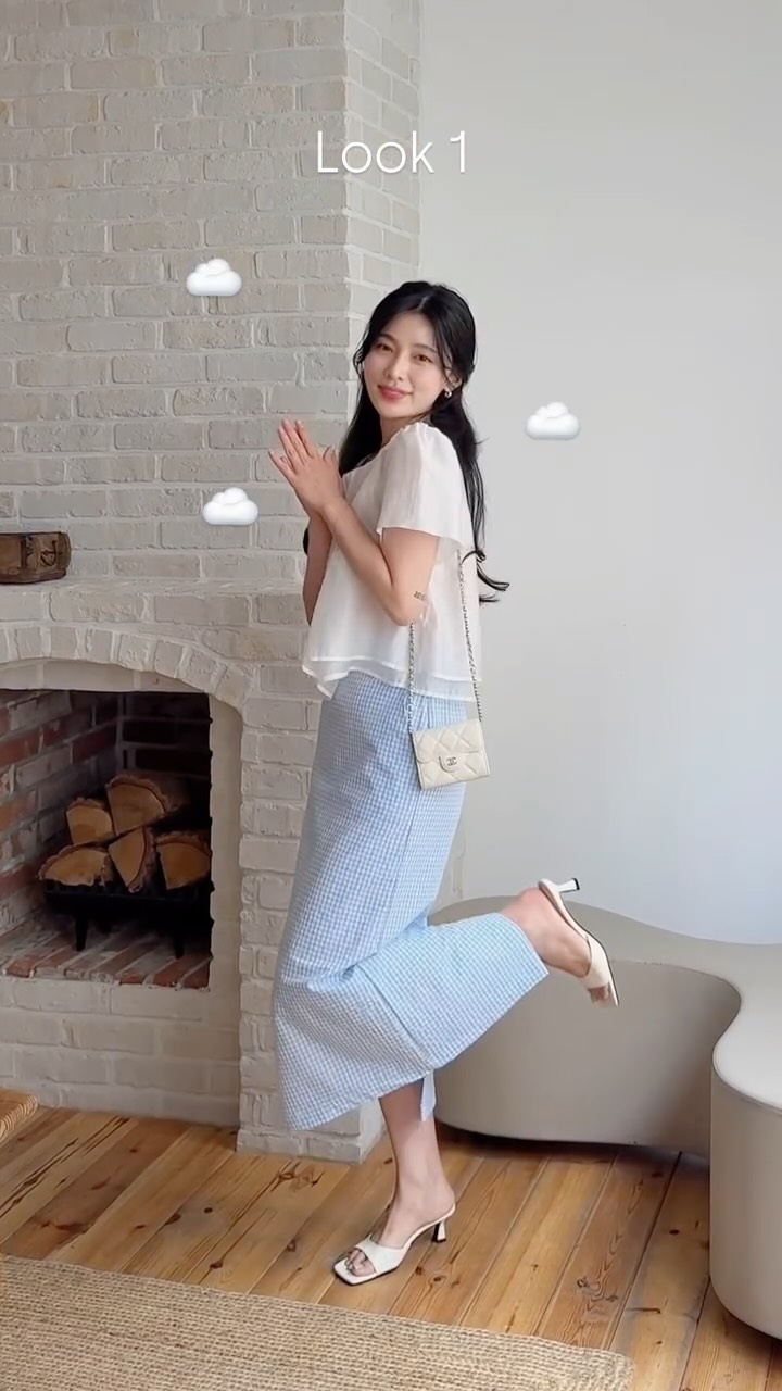 벚꽃 귀걸이