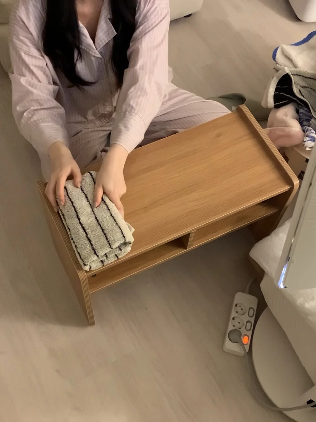 박시 상의 허리 포인트 아이템 1