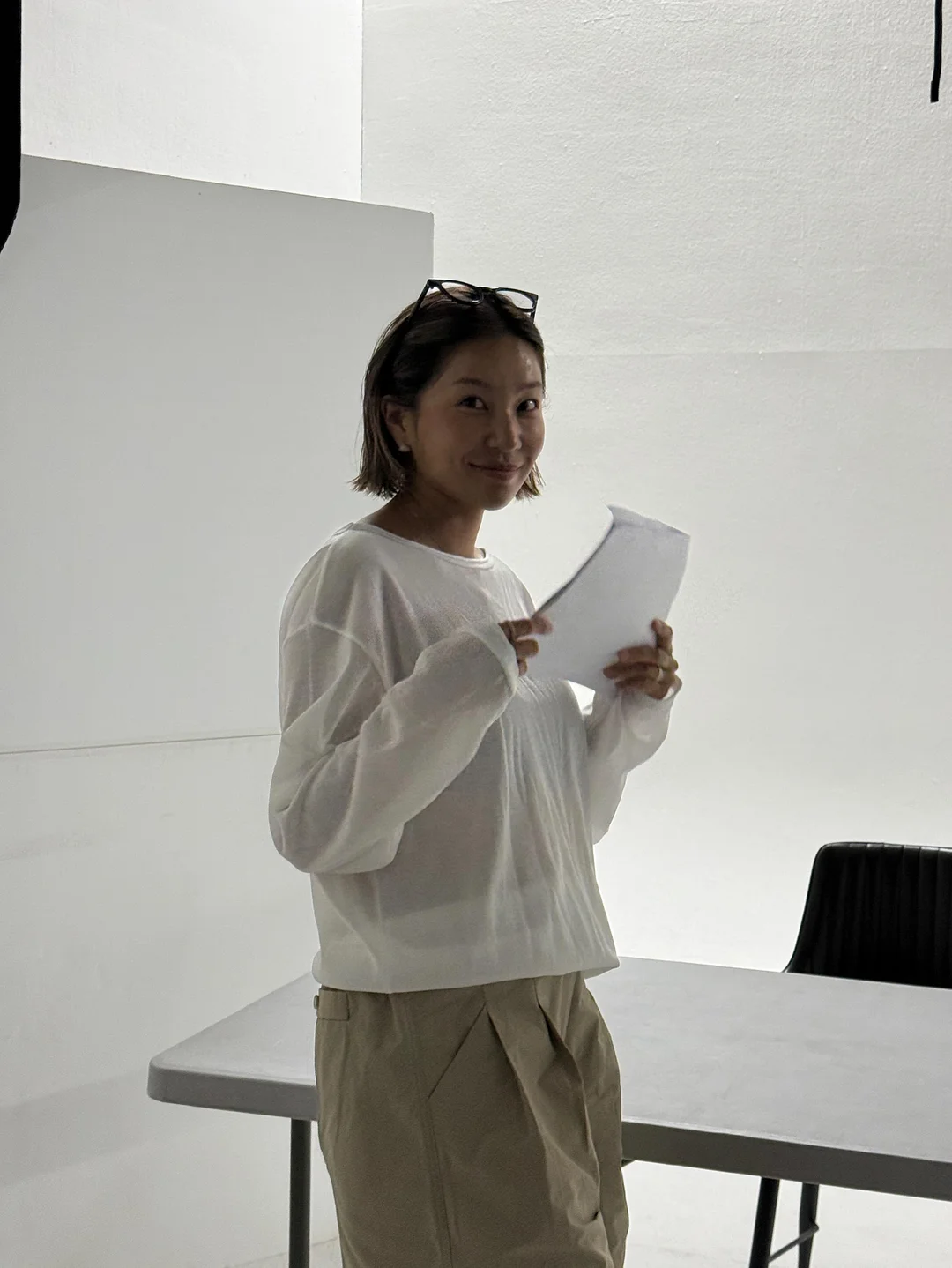 램스킨 플랫 슈즈 1