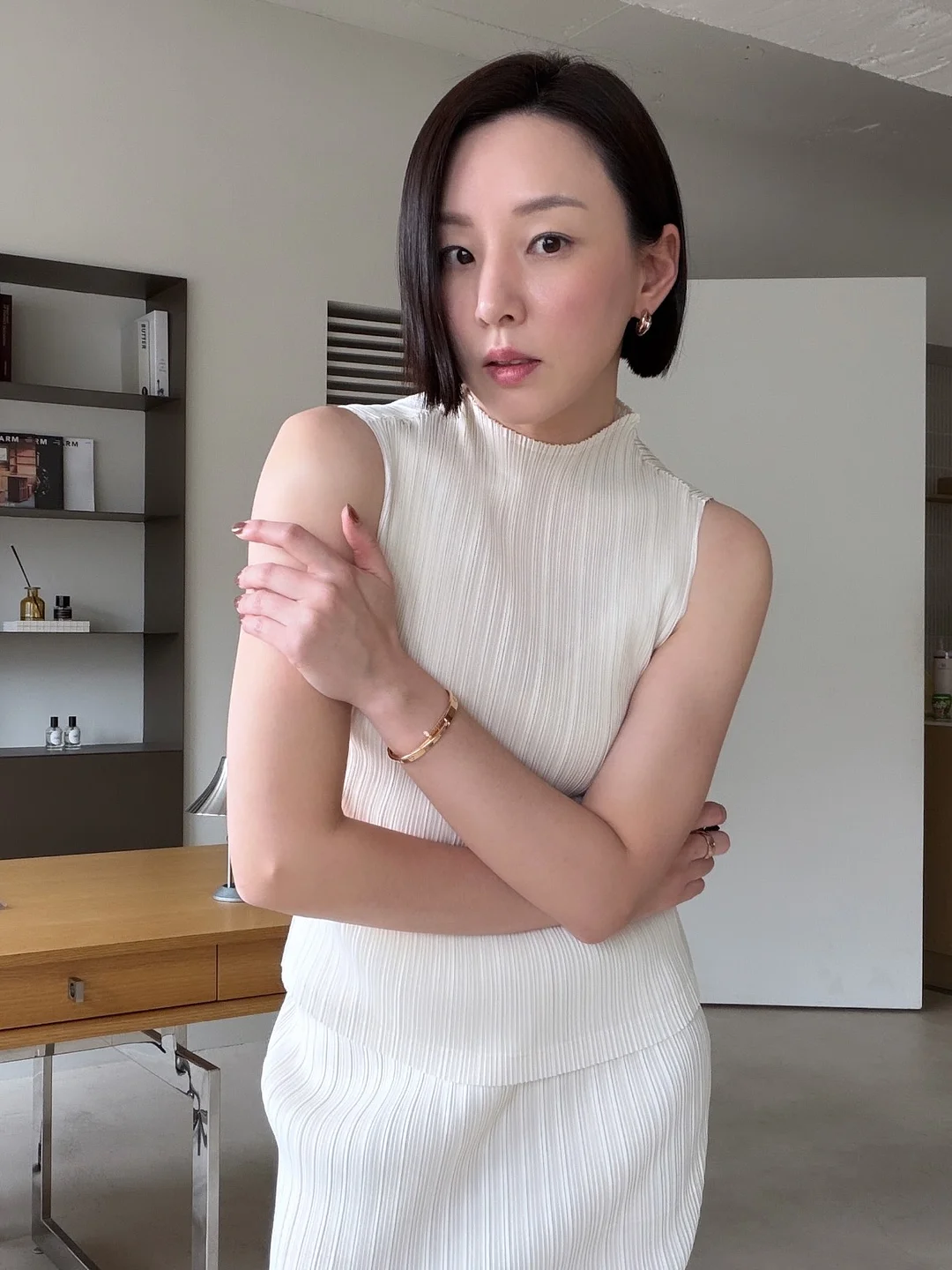 솔리테어 다이아 브레이슬릿 & 링 6