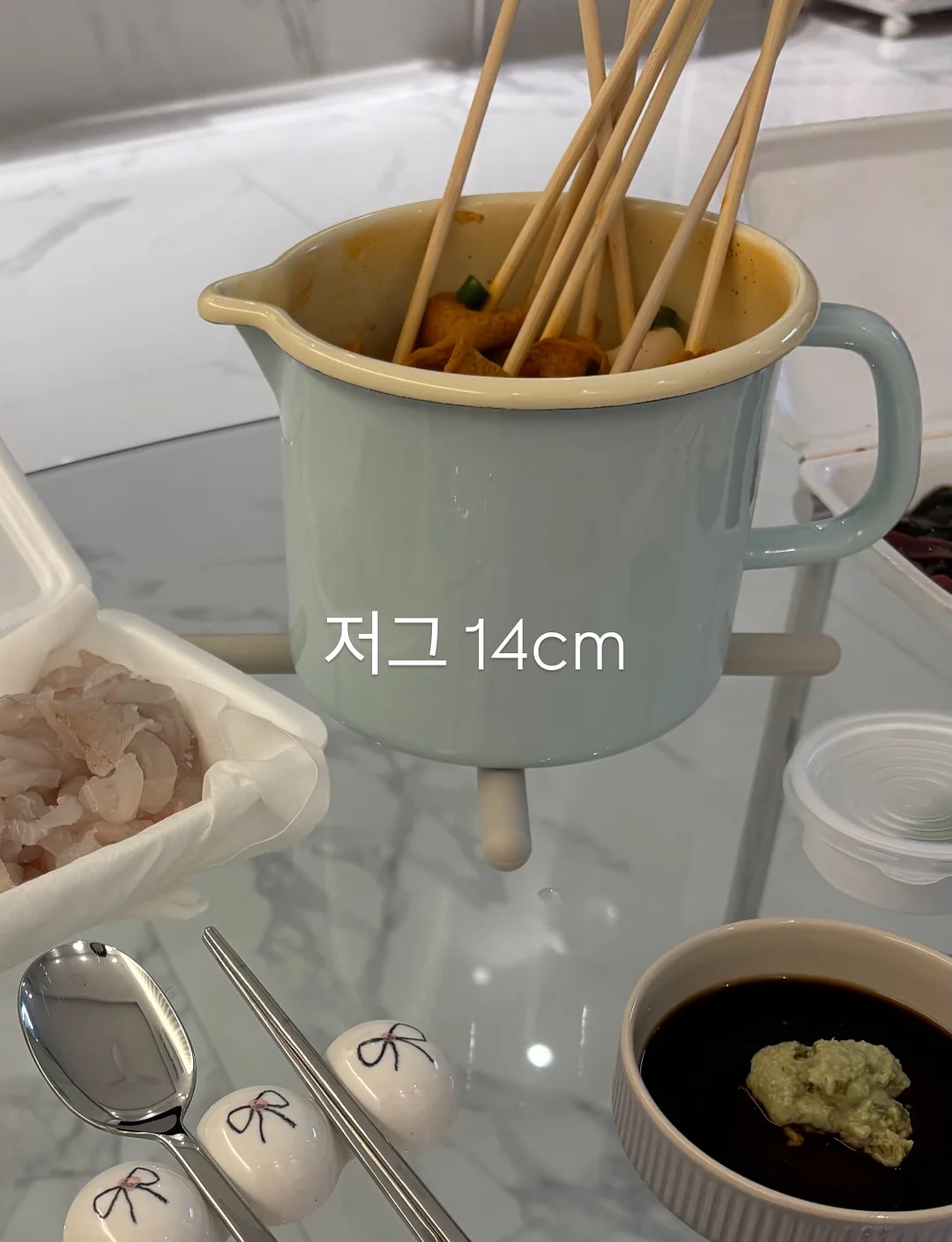 아마떼 뱀부 U넥 니트탑 8