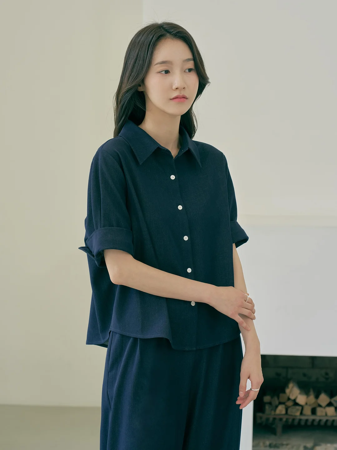 체크 레이어드 버뮤다 4