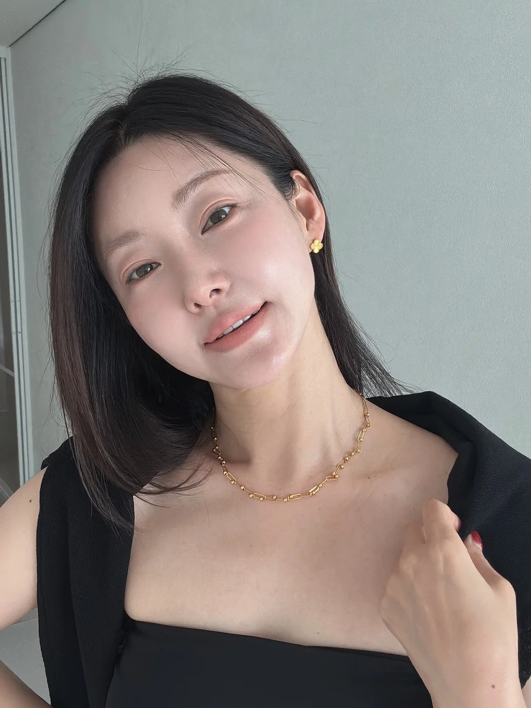 린넨 라운드 루즈핏 니트 5