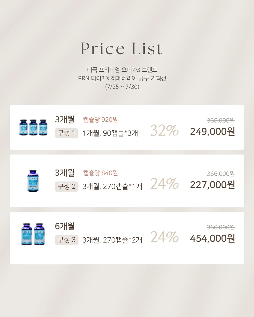 여행을 떠나는 브레멘음악대 시리즈 웰컴굿즈 3