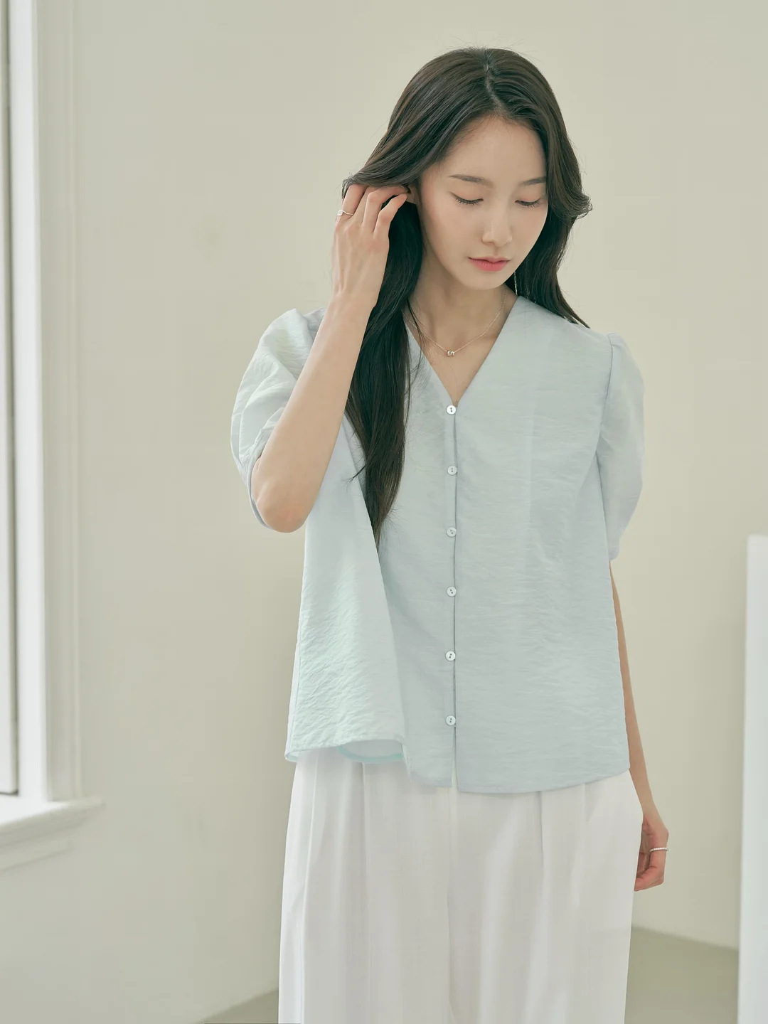 캡내장 홀터넥 나시 4