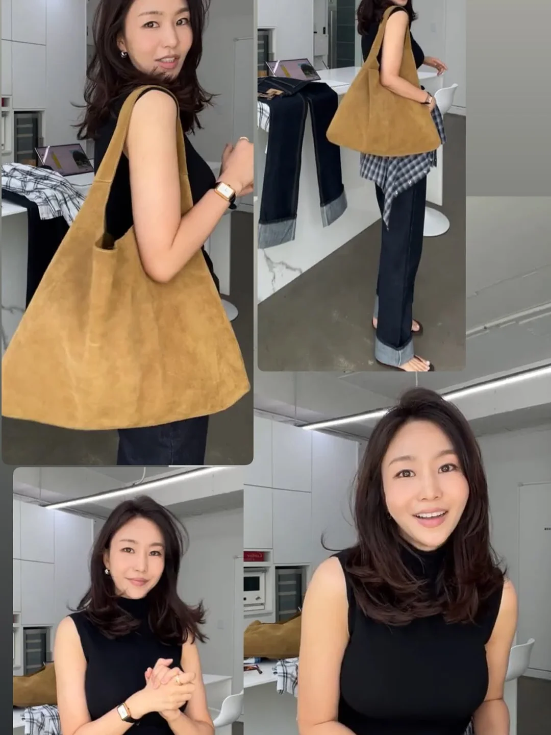 로만 4인 실리콘가죽 스윙소파 7
