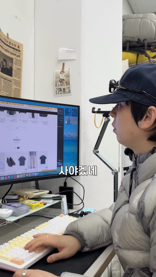네크라인 보석시스루