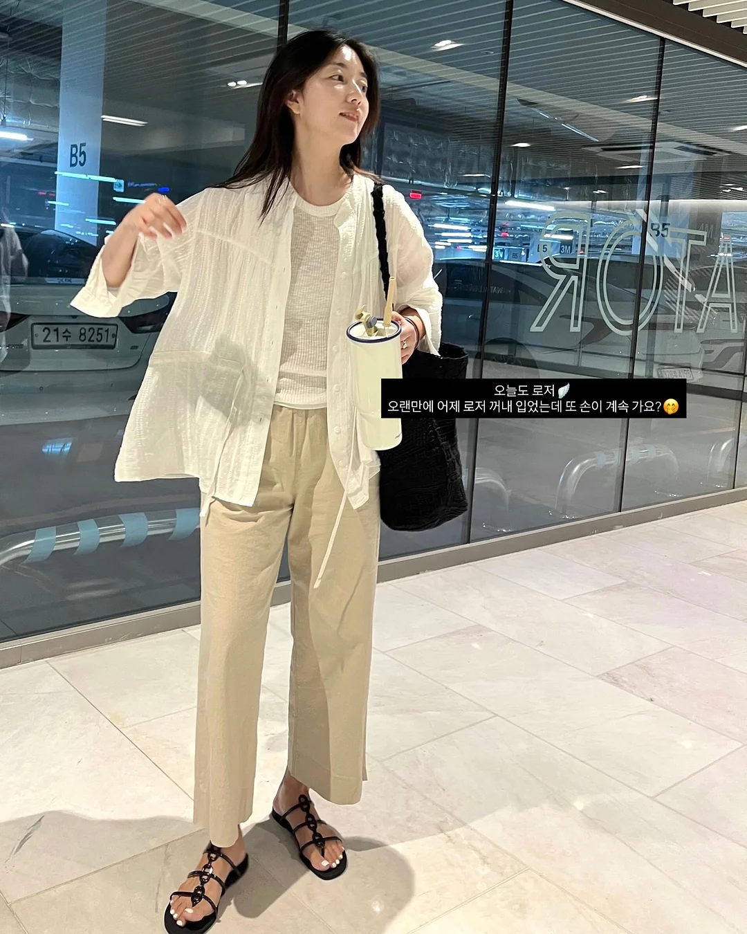 띠어리 린넨 셔츠 9
